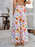 Women's Boho Holiday Style Printed Drawstring Wide Leg Pants