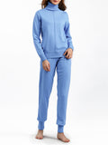 Winter Home Turtleneck Knit Sweater + Sweatpants
