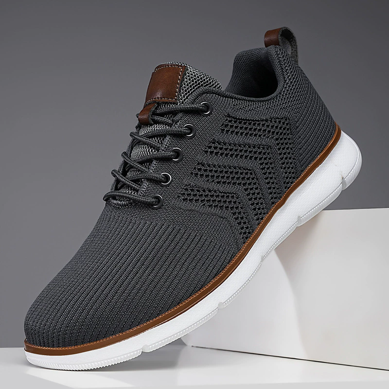 Men's Summer Breathable Flying Woven Mesh Sporty Sneakers