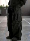 Men's Urban Essentials Oversized Baggy Cargo Pants