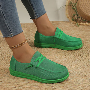 Women's Summer Breathable Flats Cloth Loafers