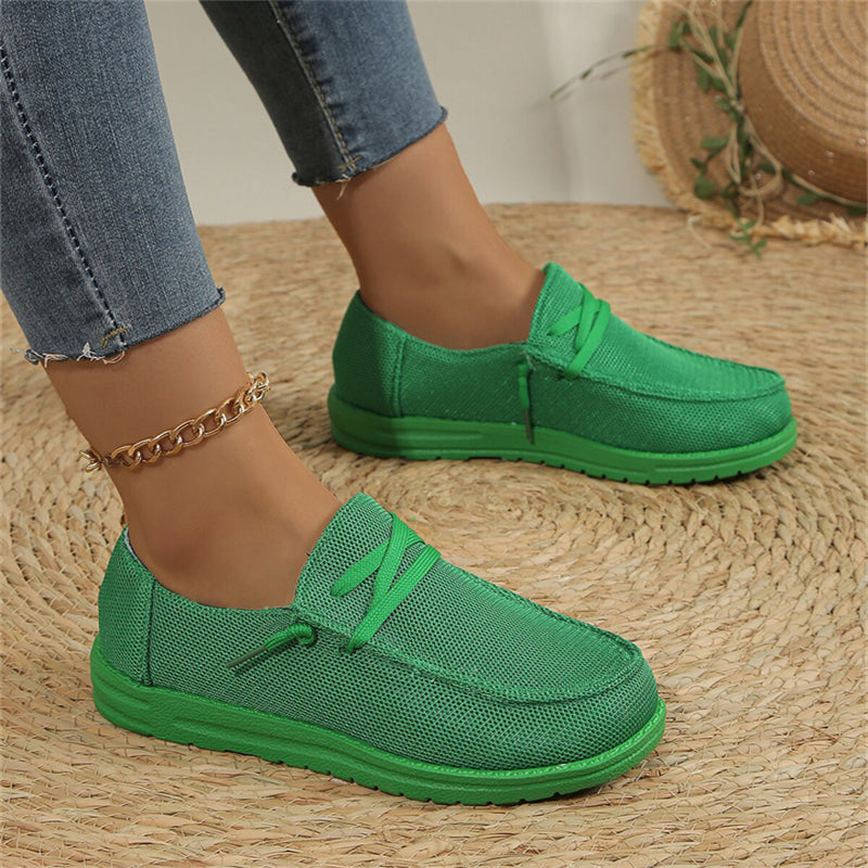 Women's Summer Breathable Flats Cloth Loafers