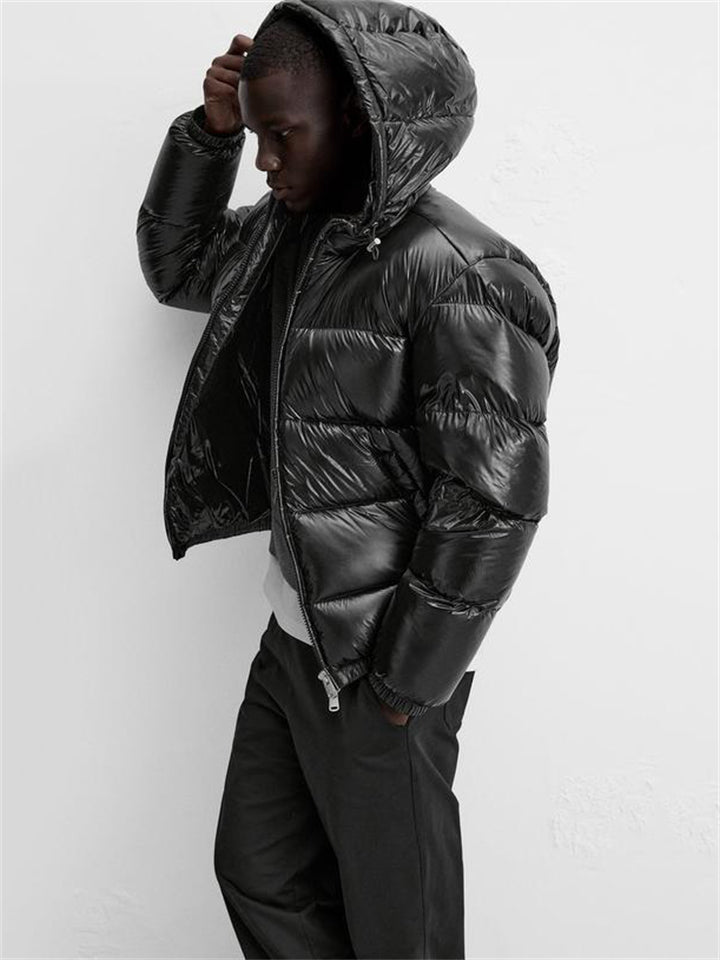 Men's Fashion Warm Quilted Puffer Coats for Winter