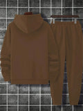 Men's Streetwear Tracksuit with "GOD GOT ME" Print Sports Hoodie Set
