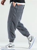 Men's Fashion Corduroy Drawstring Ankle-tied Pants