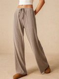 Women's Summer Solid Color Corduroy Low Waist Drape Pants