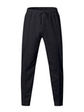 Men's Spring Solid Color Loose Drawstring Sweatpants