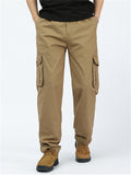 ‌Mens Autumn Casual Outdoor Cargo Trousers with Multiple Pockets‌