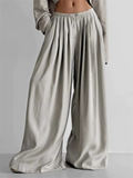 Women's Grunge Style Drop Waist Pleated Loose Fit Pants