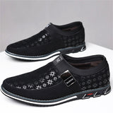 Men's Street Geometry Pattern Casual Slip-ons Shoes