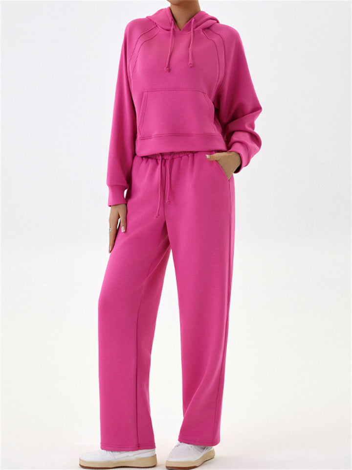 Women's Comfy Hooded Sweatsuit Set Casual Comfy Track Suit