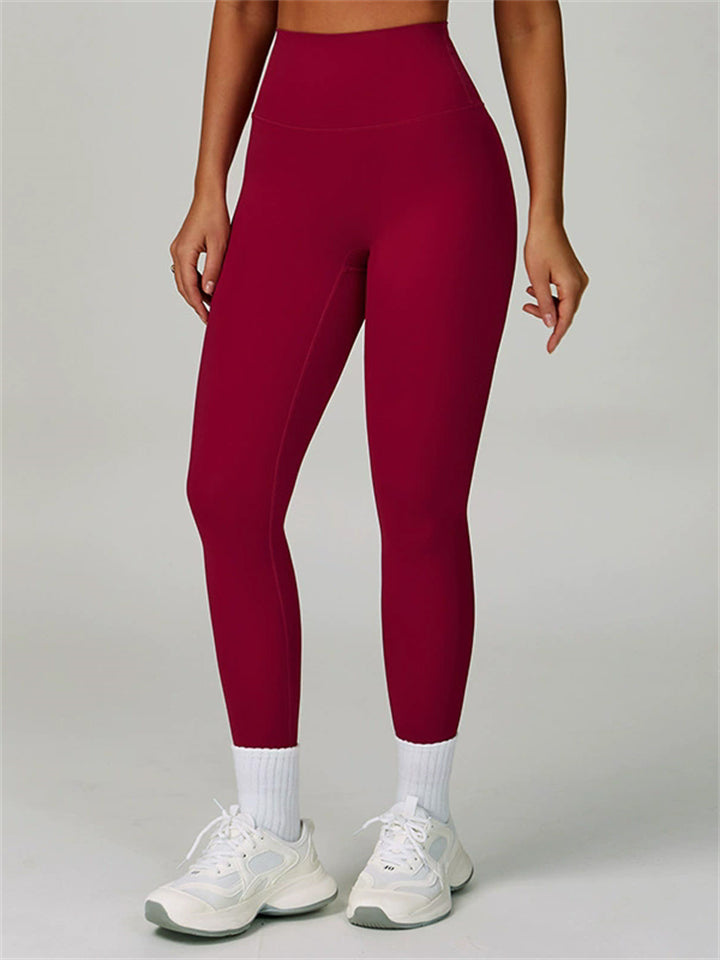 High-Waist Quick Dry Tummy Control Slim Fit Yoga Pants for Women