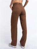 Women's Slim Fit Elastic Business Casual Trousers