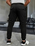 Men's Comfortable Spring Cargo Jogger Trousers with Pockets