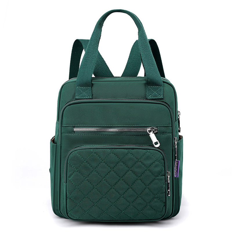 Women's Casual Zipper Travel Small Backpack