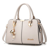 Popular Hard-wearing Female Solid Color Handbags