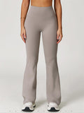 Casual Comfy High-Waist Fitted Outdoor Running Sports Flared Yoga Pants