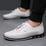 Men's Casual PU Leather Flats Work Loafer Shoes