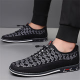 Men's Faux Leather Casual Lace Up Slip-ons Flats Shoes