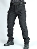 ‌Thermal Lined Tactical Cargo Trousers for Men with Multi Pockets