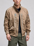 Mens Multi Pocket Military Tactical Bomber Jacket