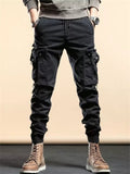 Men's Streetwear Slim Fit Ankle-tied Cargo Pants