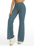 High-Waist Slim Fit  Workout Fitness Sports Flared Yoga Pants for Women