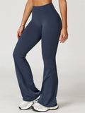 Casual Comfy High-Waist Fitted Outdoor Running Sports Flared Yoga Pants