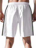 Men's Casual Side Stripe Quick-drying Beach Shorts
