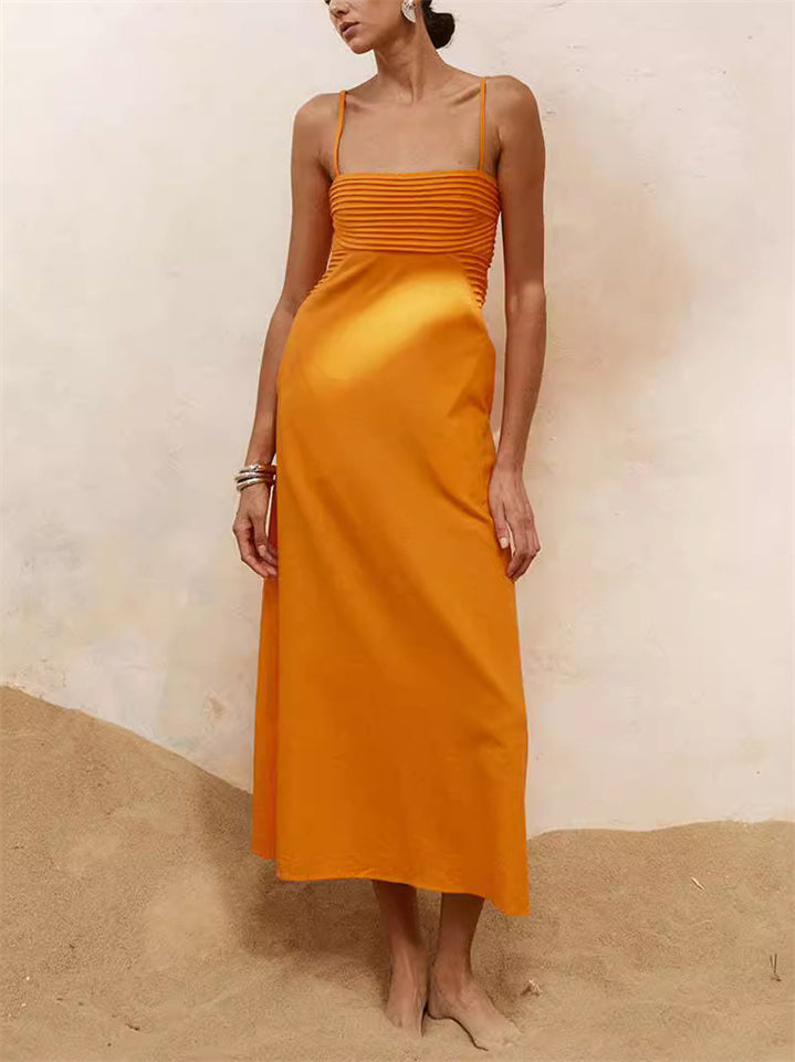 Women's Summer Trendy Sexy Spaghetti Strap Dress