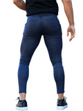 Men's Fashion Slim Fit Stripe Business Formal Dress Pants