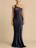 Women's Summer Trendy Sexy Asymmetric Strap Backless Dress
