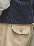 Men's Rerto Casual High Waist Gurkha Pants