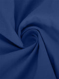Vogue Single Breasted V Neck Loose Elegant A-line Dress for Lady