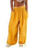 Women's Summer Yoga Sports Oversized Lantern Pants