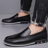 Men's Solid Color Casual Slip-ons Flats Shoes