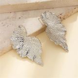 Luxury Vintage Maple Leaf Piercing Earrings for Lady