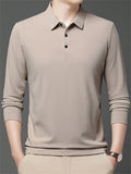 Men's Casual Solid Color Long Sleeve Shirts