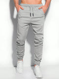 Men's Daily Wear Simple Loose Ankle-Tied Casual Pants
