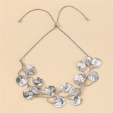 French Vintage Leaves Necklace for Lady
