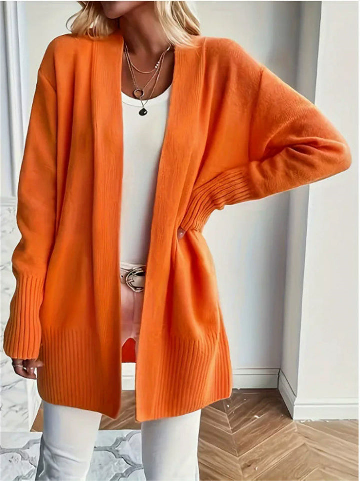 Women's Casual Loose Fit Knitted Cardigan Sweaters with Pockets