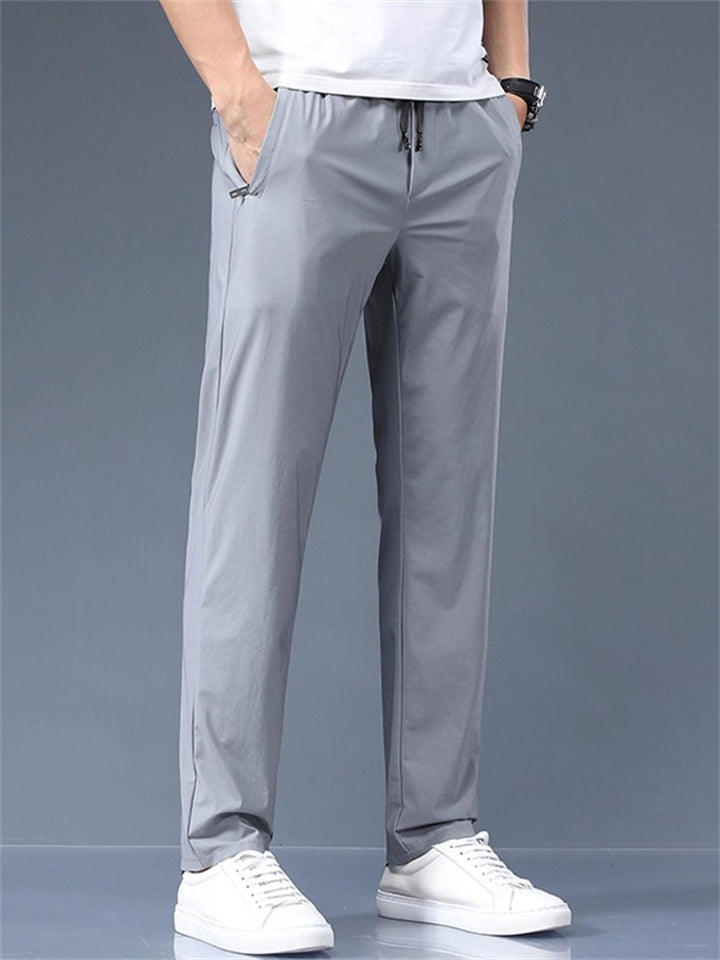 Men's Summer Comfortable Lightweight Breathable Straight Pants