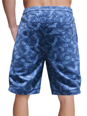 Men's Leisure Paisley Print Summer Beach Shorts