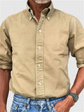 Men's Stylish Long Sleeve Button Down Shirts