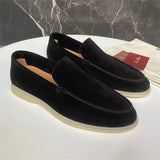 Summer Breathable Comfy Rubber Sole Men's Slip-on Flats