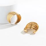 Vintage Fashionable C-Ring Earrings for Lady