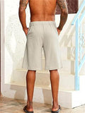 Male Classic Slim Fit Beach Button Shorts