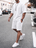 Men's Cool Street Style Oversized Frayed Hem Tracksuit