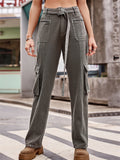 Relaxed Hip Hop Straight Leg Women's Cargo Pants