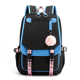 Stylish Latest Luminous USB Charge Backpack For Ladies
